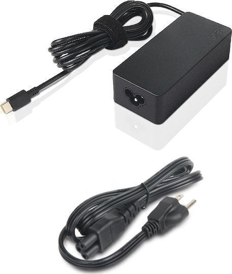 Lenovo Adapter USB-C Φορτιστής Laptop 65W 20V για Lenovo χωρίς Καλώδιο Τροφοδοσίας