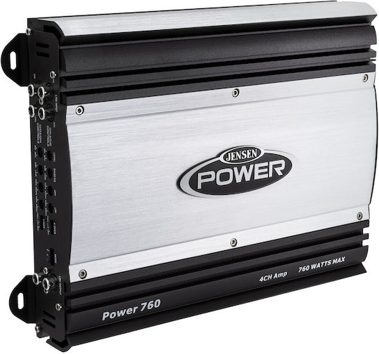 Jensen Power760 Boat Amplifier Marine 4x75W @4 Ohms 4x100W @2 Ohms