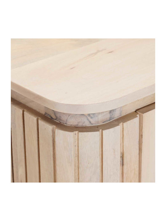 Wooden Sideboard Beige 105x30x65cm
