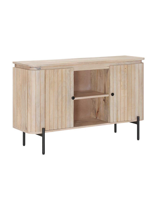 Wooden Sideboard Beige 105x30x65cm