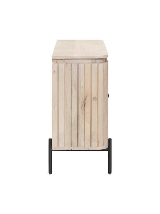 Wooden Sideboard Beige 105x30x65cm