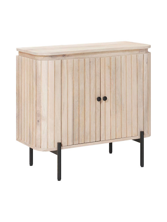 Μπουφές από Μασίφ Ξύλο Μπεζ 70x30x65cm