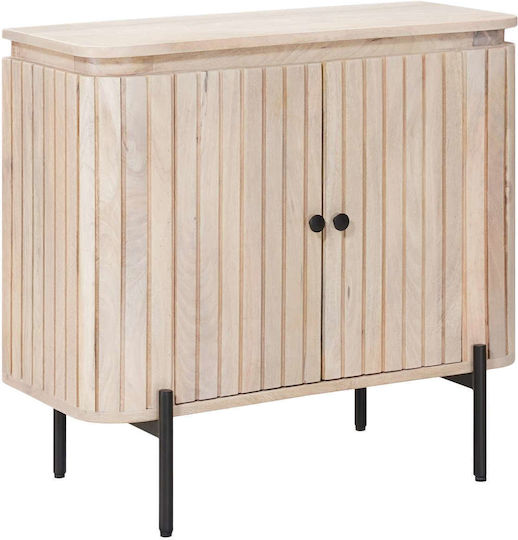 Μπουφές από Μασίφ Ξύλο Μπεζ 70x30x65cm