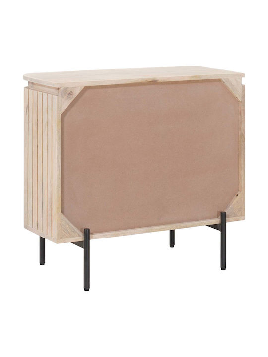 Μπουφές από Μασίφ Ξύλο Μπεζ 70x30x65cm
