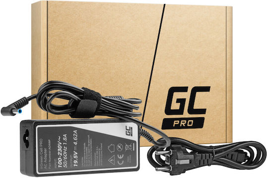 2 Power Laptop Charger 90W 19.5V 4.62A for HP with Detachable Power Cord