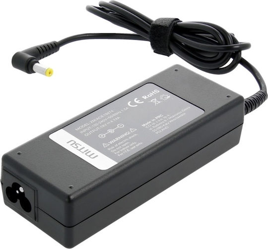 Mitsu Laptop Charger 90W 19V 4.74A for Acer with Detachable Power Cable