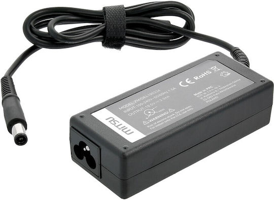 Mitsu Laptop Charger 65W 19.5V 3.34A for Dell with Detachable Power Cable
