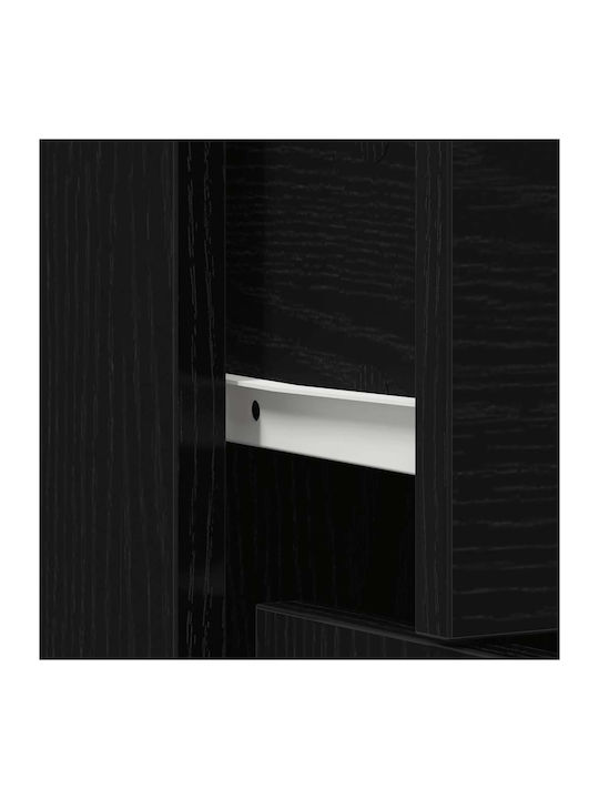 Bufet Din Lemn Stejar Negru 91x28x75cm