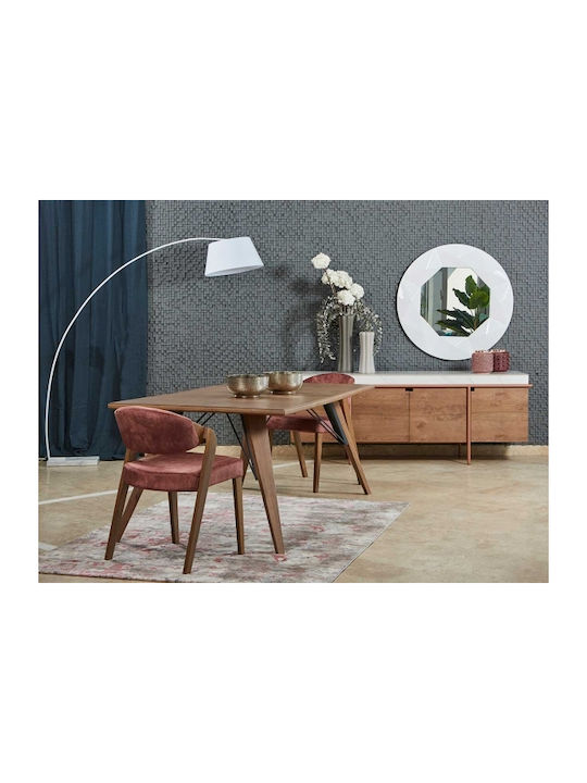 Μπουφές Arron από Μέταλλο Olive-grey 170x45x77cm