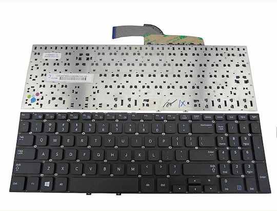 Πληκτρολόγιο Laptop για Samsung χωρίς Πλαίσιο σε Μαύρο χρώμα NP355V4C