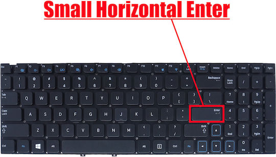 Laptop Keyboard for NP300E NP300V NP300E5A without Frame and English (US) Layout in Black Color NP300V5A