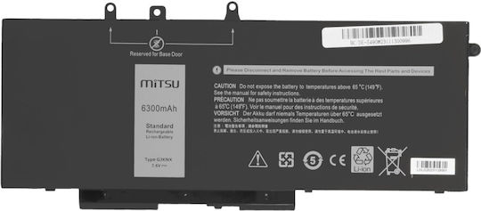 Mitsu Съвместима Батерия за Dell Географска ширина 5490 с 6000mAh