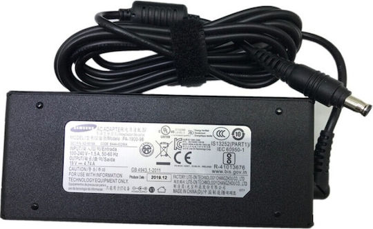Samsung Φορτιστής Laptop 90W 19V 4.74A για Samsung χωρίς Καλώδιο Τροφοδοσίας