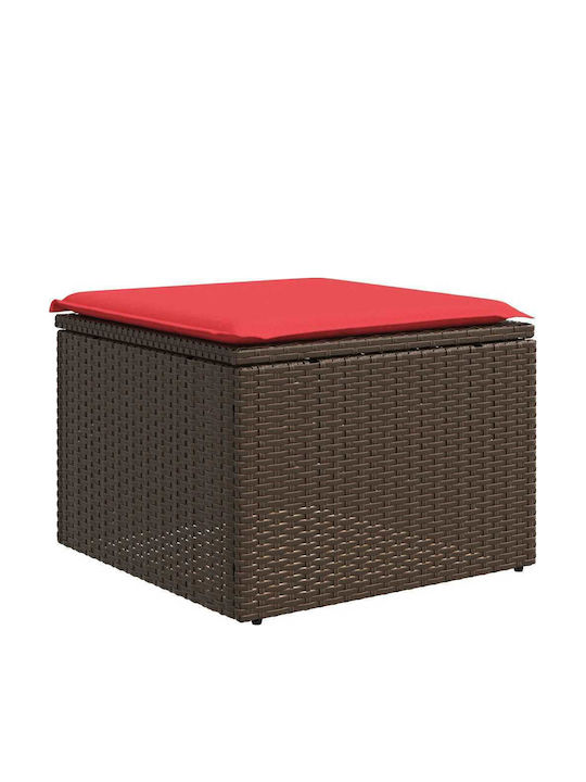 Outdoor Corner Sofa Rattan With Cushions 55x62x69cm