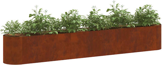 vidaXL Metallic Red Flower Pot 280x40x40cm