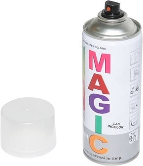 Magic Spray Polish With Metallic Transparent Effect Clear Coat 450ml
