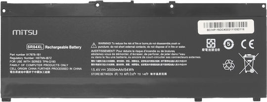 Mitsu Съвместима Батерия за HP Omen с 3500mAh