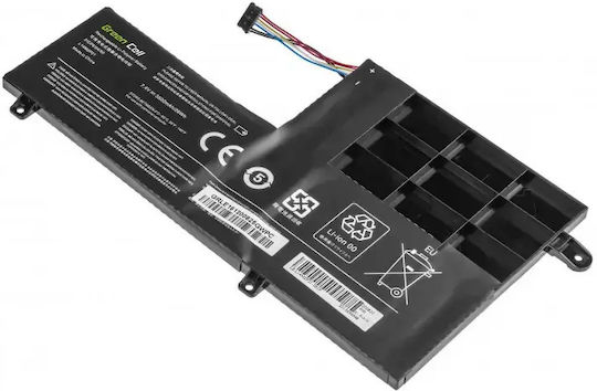 Green Cell Compatible Battery for Lenovo Yoga 500-14/500-14IBD/500-14ISK/500-15/500-15IBD with 3150mAh