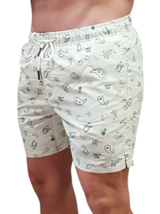 Rebase Men's Swimwear Shorts Cc54 Spinach White
