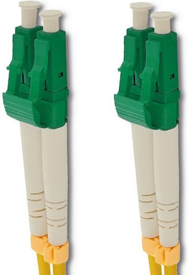 Qoltec Qoltec Optische Faser Kabel LC/APC-LC/APC 2m Gelb