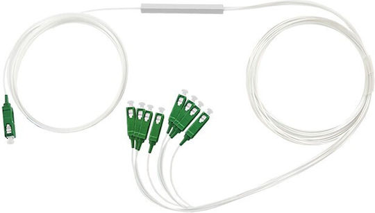 Qoltec 1x8 Light Air Splitter G.652d Sc Apc Sc Apc Singlemode