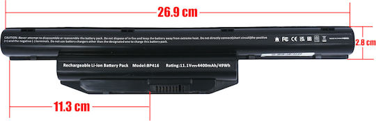 CoreParts Съвместима Батерия за Fujitsu LifeBook LifeBook A544, LifeBook Ah564, LifeBook E733, LifeBook E734 с 5200mAh
