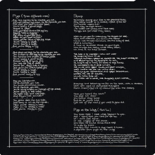 Pink Floyd Animals LP