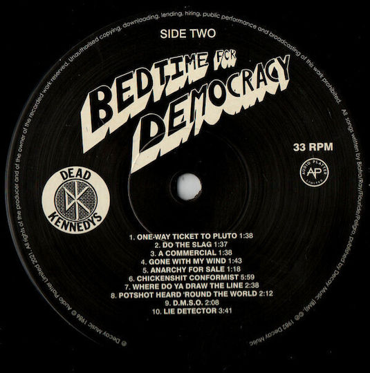 Dead Kennedys - Bedtime For Democracy LP Multicolor