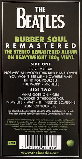 Beatles Rubber Soul Vinyl