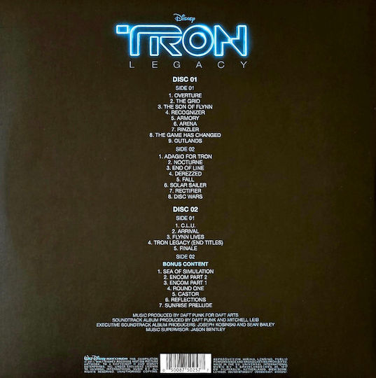 Daft Punk Tron Legacy Vinyl Edition Motion Picture Soundtrack Vinyl