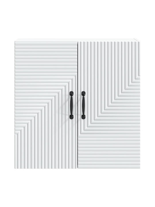 Бял 59x31x60 см