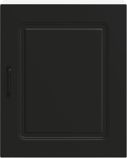 Kalmar Corner Wall Kitchen Cabinet Black 50x31x60cm