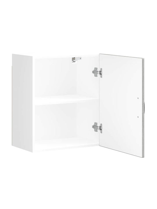 Kalmar Ντουλάπι Κρεμαστό Γκρι 50x31x60εκ.
