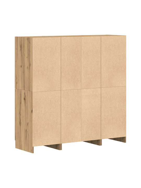 Oak Kitchen Tall Cupboard 133x41.5x131.5cm