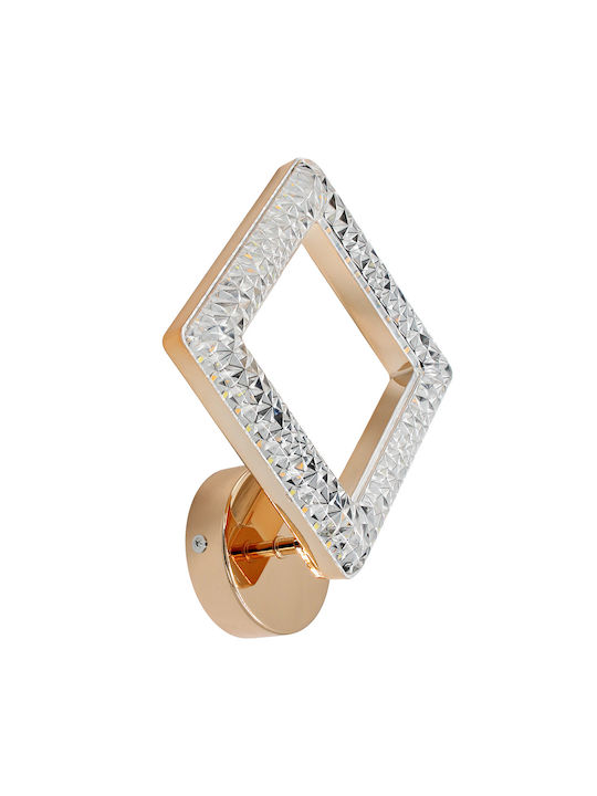 Keskor Moderne Wandleuchte mit Integrierter LED Gold 25x7x28cm