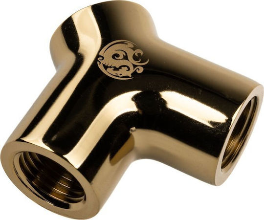 Bitspower Y-splitter Adapter 3x G1/4 Inch Ig Gold