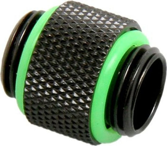 Bitspower Straight Adapter G1/4 Inch Male to G1/4 Inch Male Long Matte Black