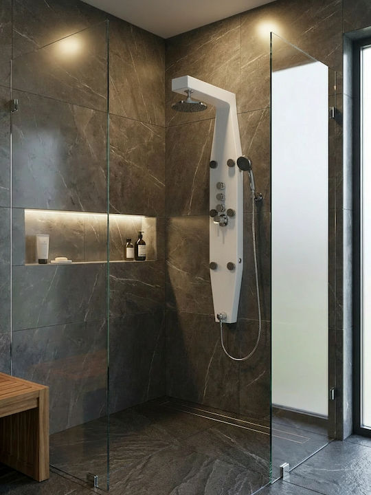 Sanitec A 801 Shower Column Without Battery White