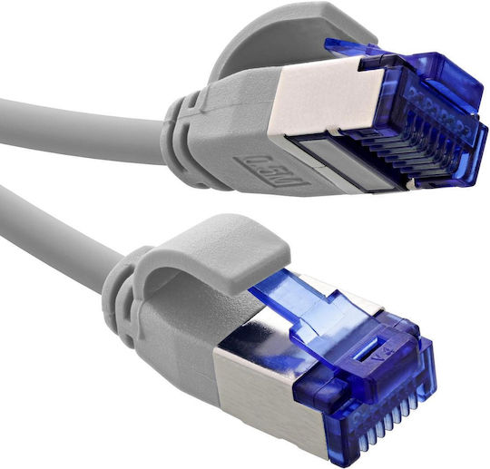 InLine S/FTP Cat.6a (Gigabit) Καλώδιο Δικτύου Ethernet 15m Γκρι
