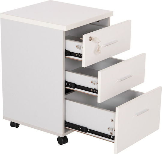 Freebox Office Drawer with Lock White