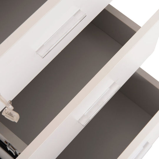 Freebox Office Drawer with Lock White
