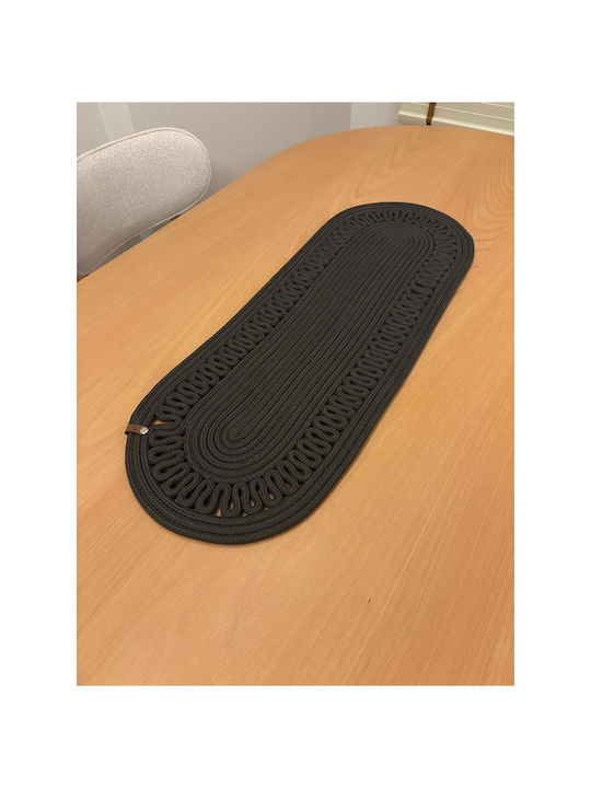 SteweHome Σουπλά Ψάθινο Γκρι 80x30cm SteweHome Σουπλά Ψάθινο Γκρι 80x30cm
