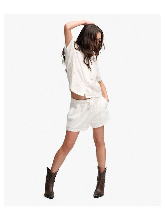 Heritage Short Sleeve Women's Shirt Off White