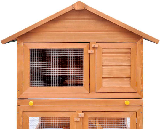 vidaXL 273757 Wooden Cage for Rabbits