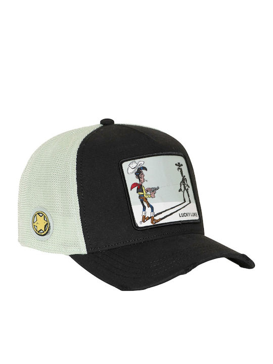 Capslab X Lucky Luke Șapcă Trucker Neagră
