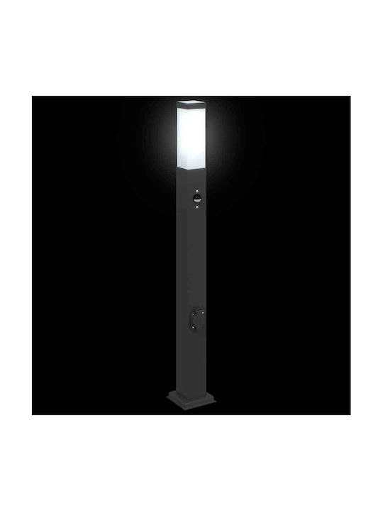 vidaXL Φωτιστικό Κολωνάκι Εξωτερικού Χώρου 40W IP44 για Ντουί E27 Μαύρο