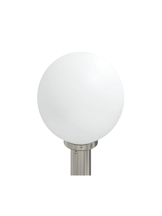 vidaXL Φωτιστικό Κολωνάκι Εξωτερικού Χώρου 40W IP44 για Ντουί E27 Ασημί
