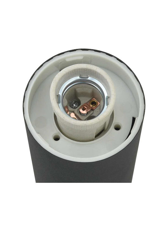 vidaXL Φωτιστικό Κολωνάκι Εξωτερικού Χώρου 40W IP44 για Ντουί E27 Μαύρο