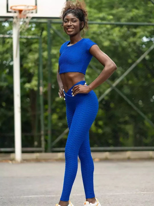 Everyday Women's Leggings High Waist & Push Up Blue