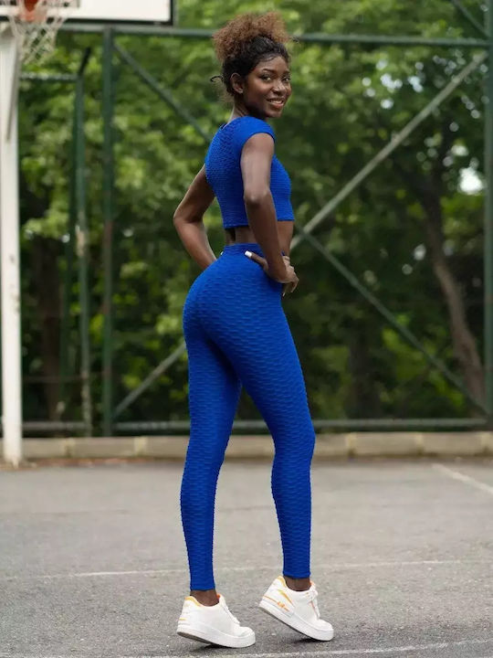 Everyday Women's Leggings High Waist & Push Up Blue